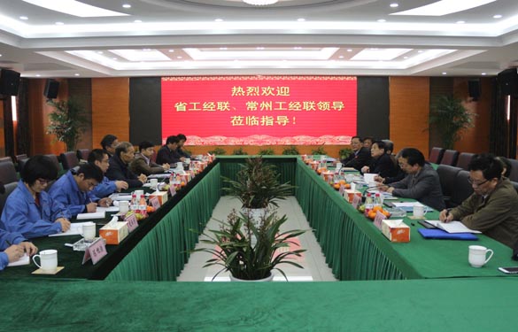 省工經(jīng)聯(lián)、常州市工經(jīng)聯(lián)領(lǐng)導(dǎo)來上上電纜調(diào)研